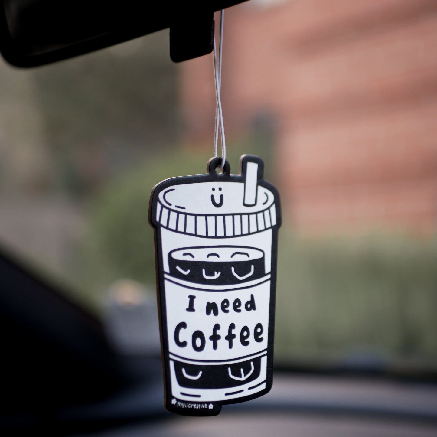 I Need Coffee Air Freshener