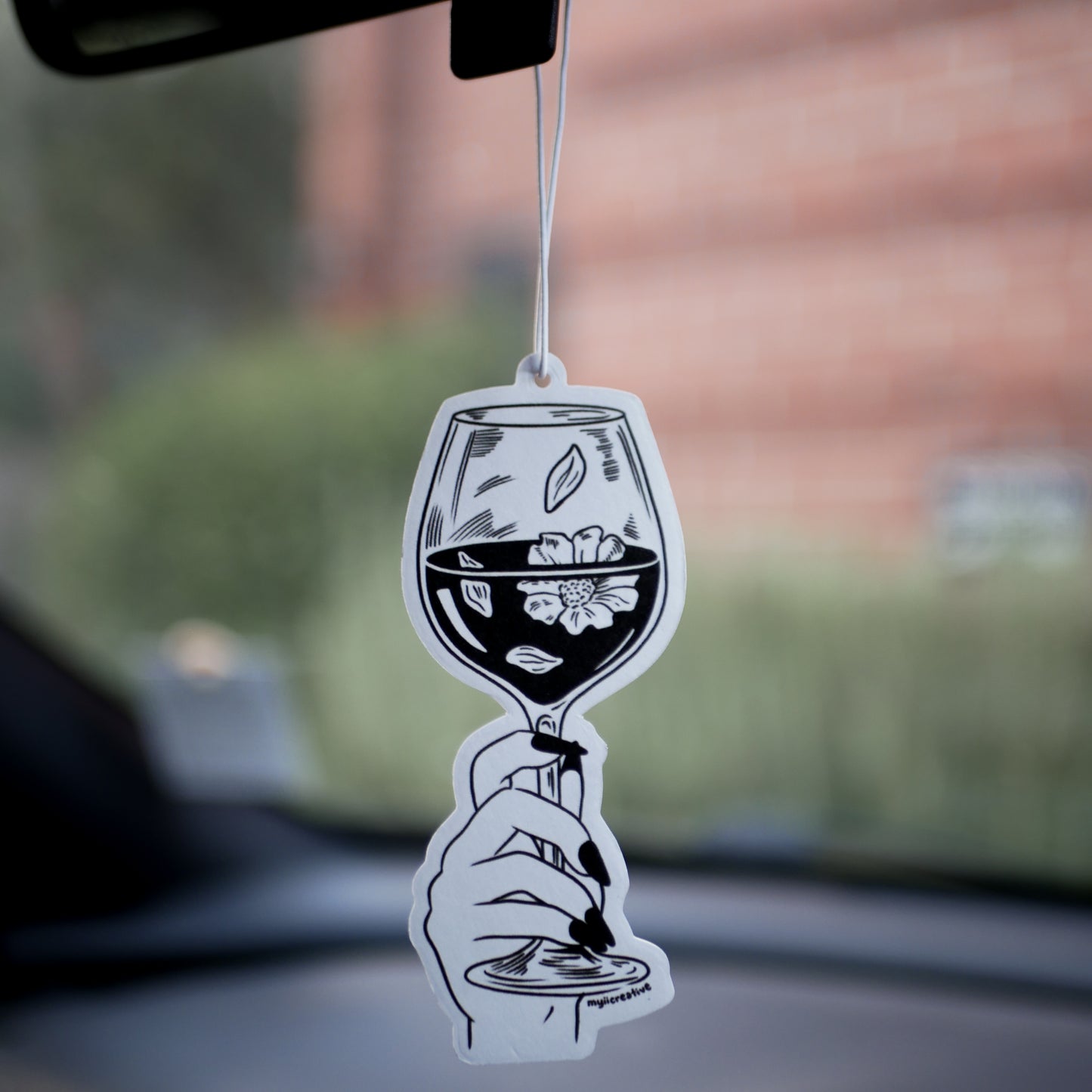 Wine Glass Air Freshener