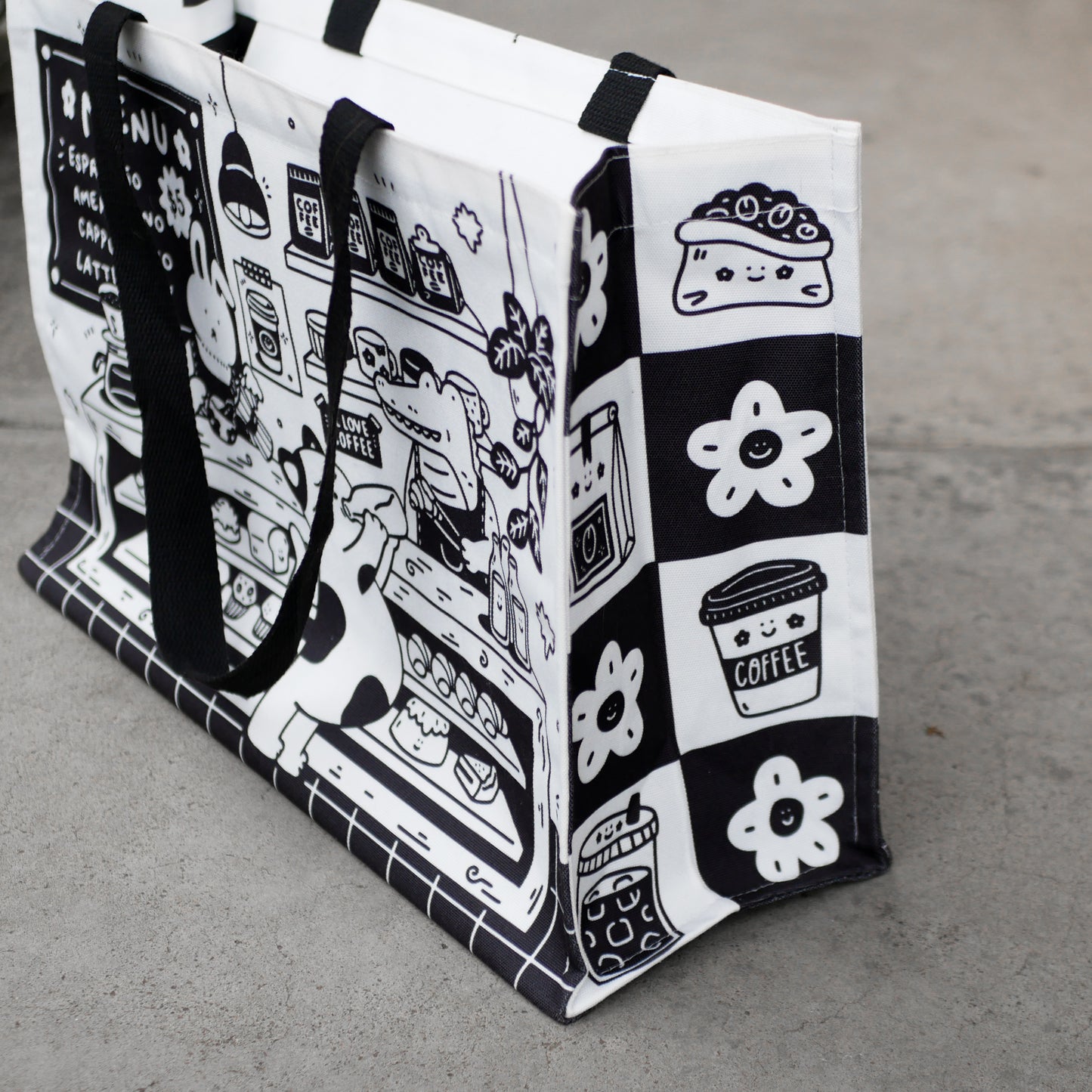 Animal Cafe Tote Bag