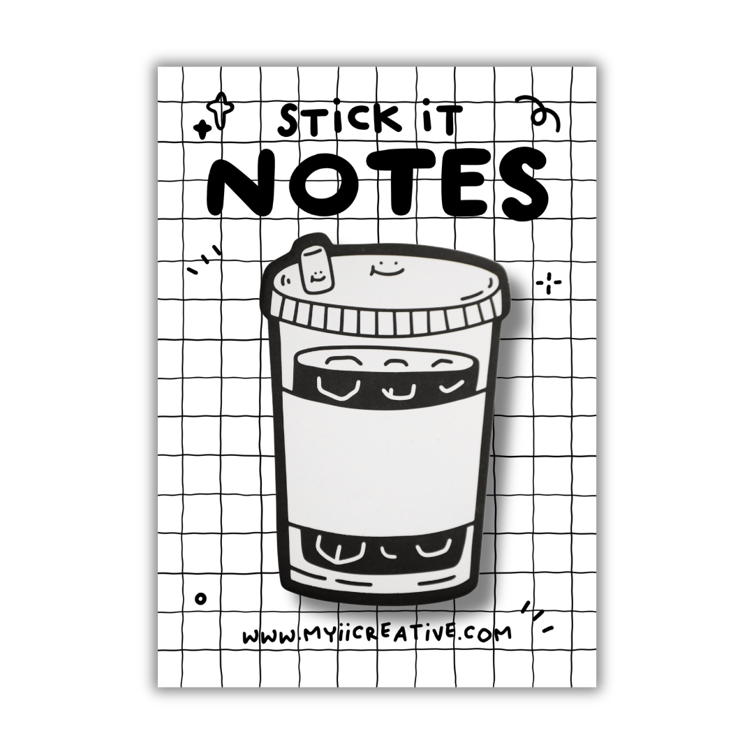 Ice Coffee Stick It Note