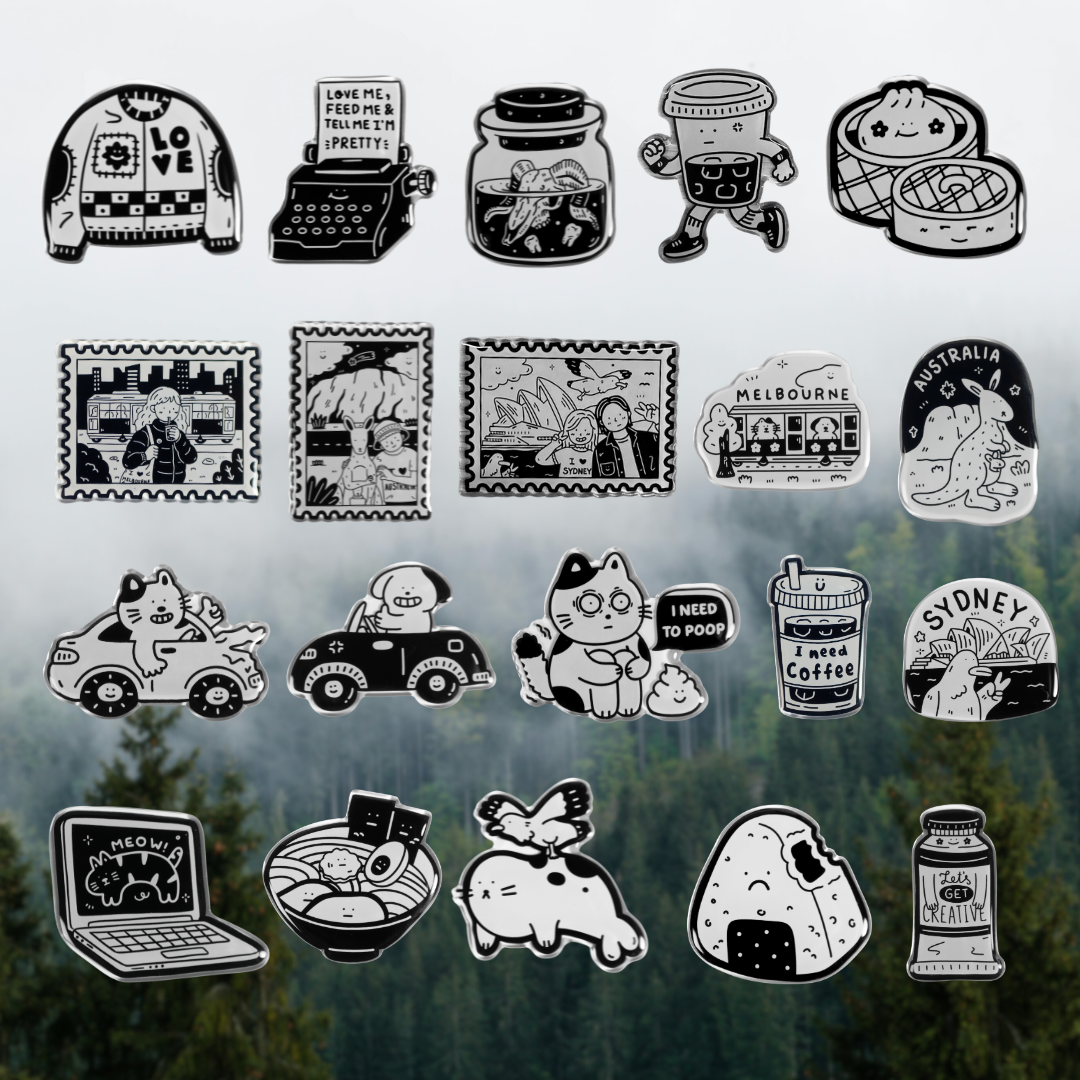 Pork Bun Acrylic Magnet