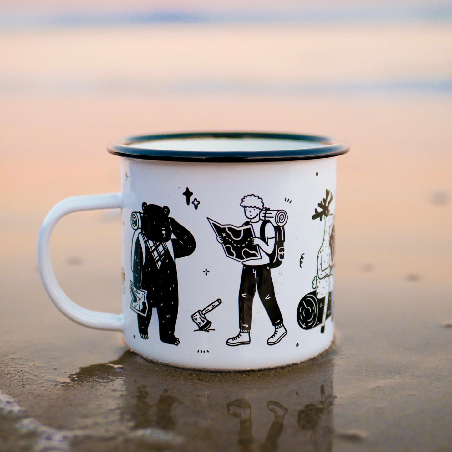 Enamel Camping Mug