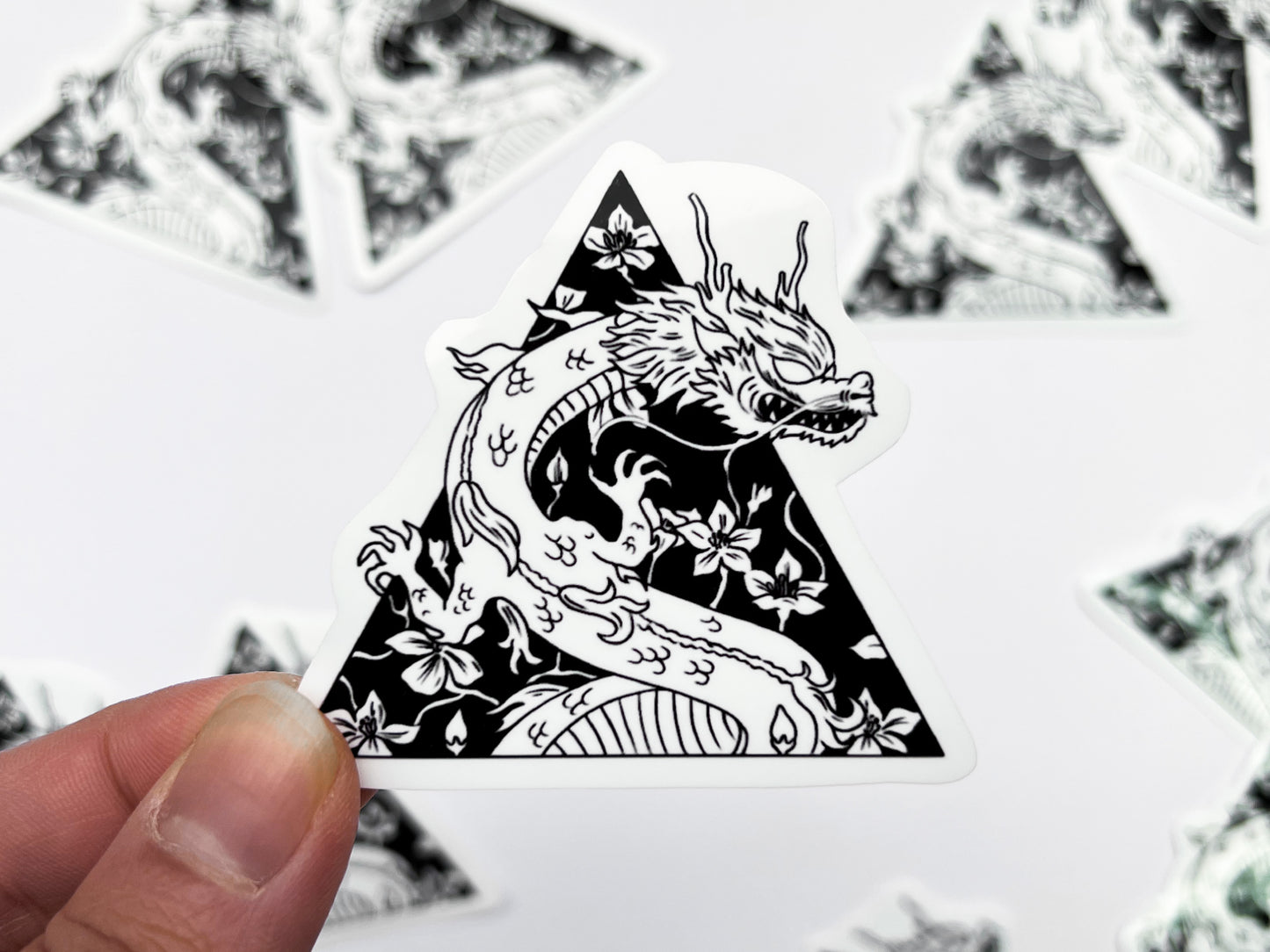 Oriental Dragon Sticker