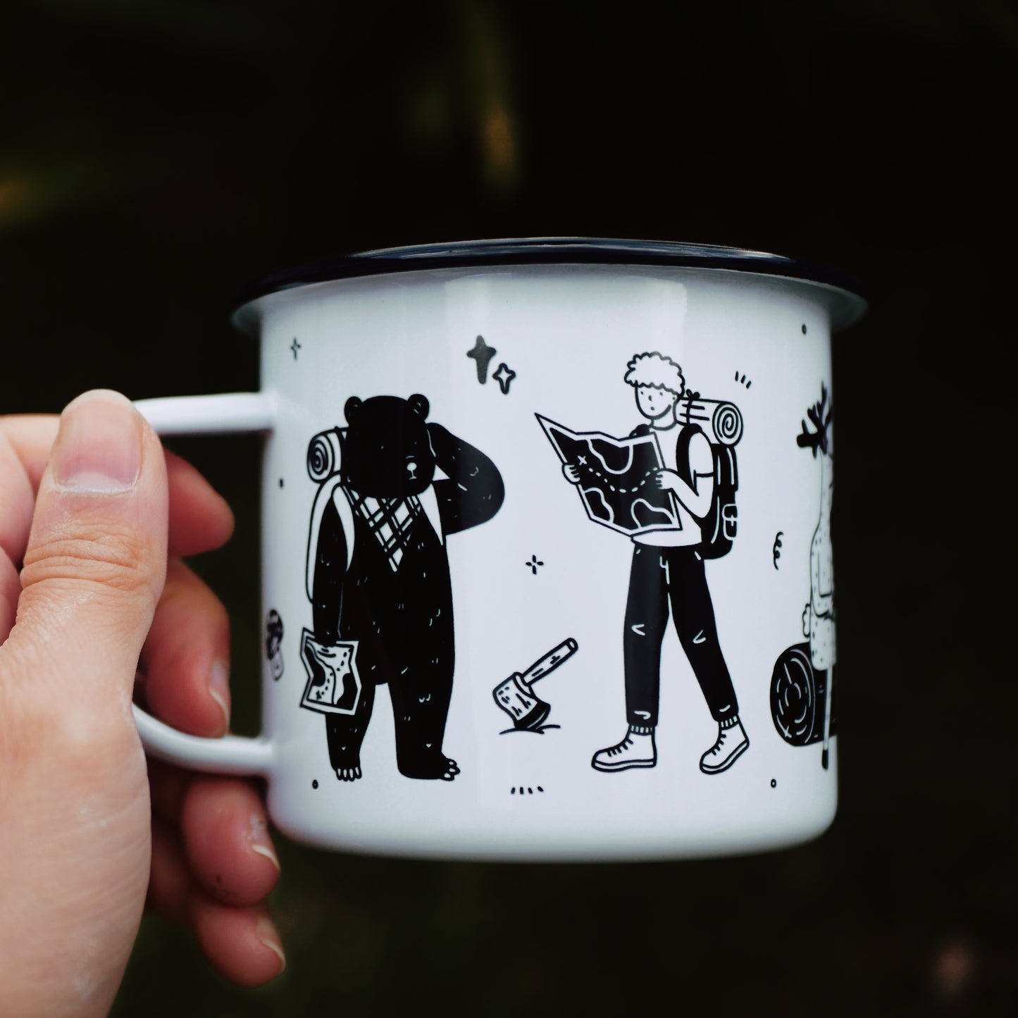 Enamel Camping Mug