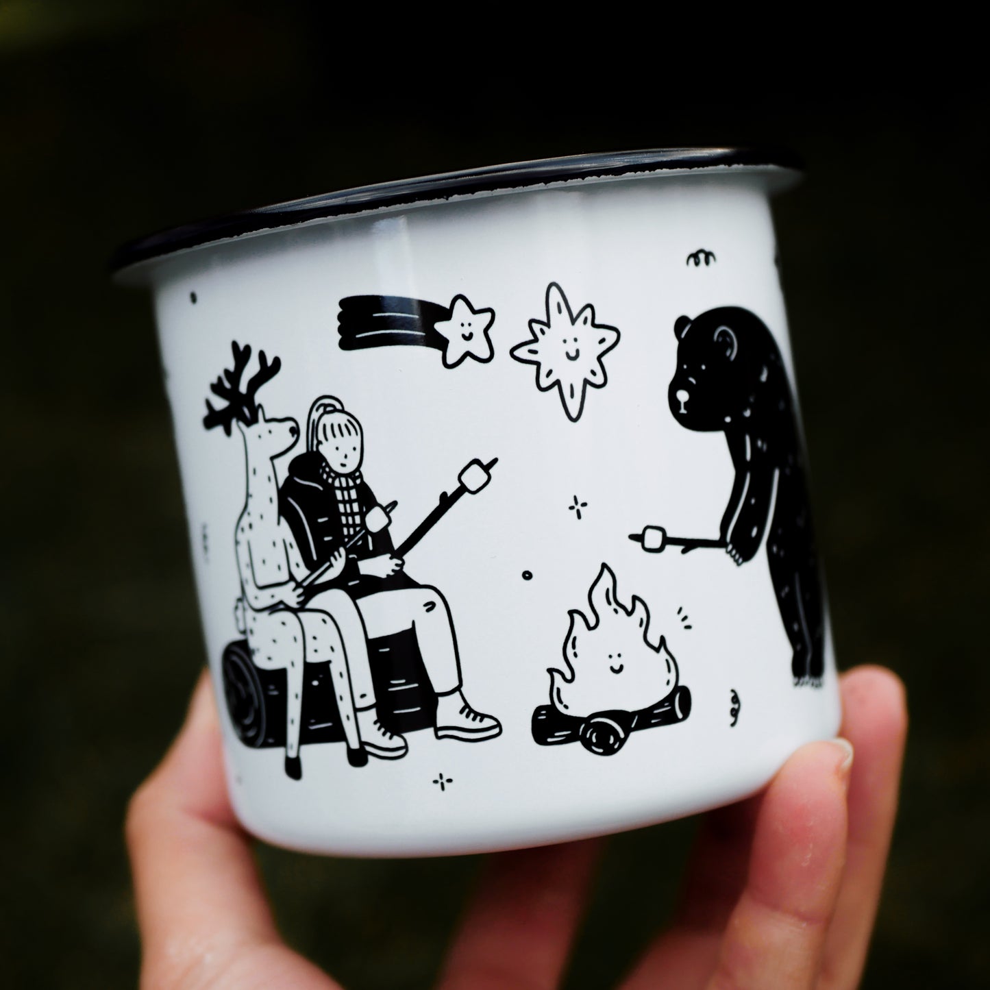 Enamel Camping Mug