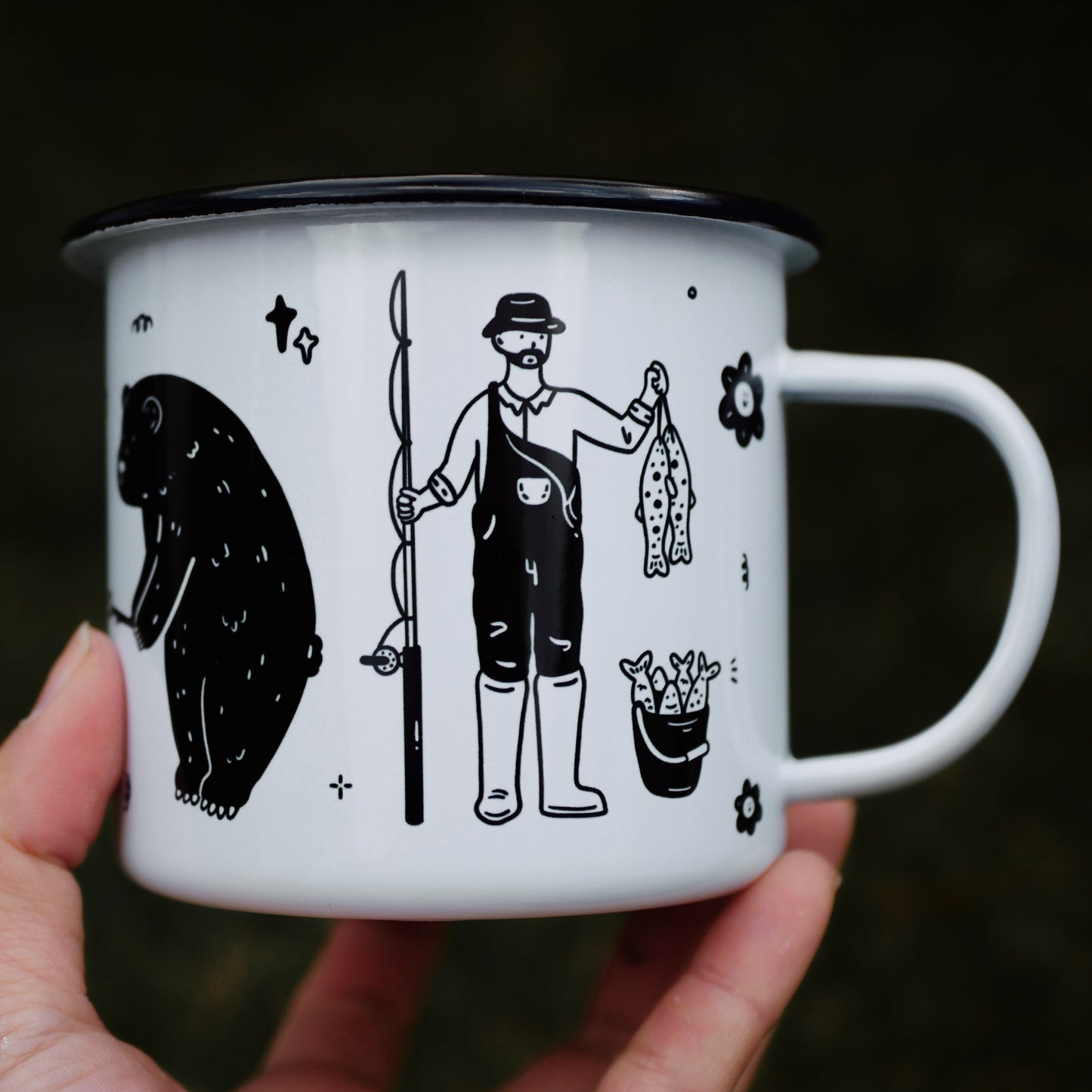 Enamel Camping Mug
