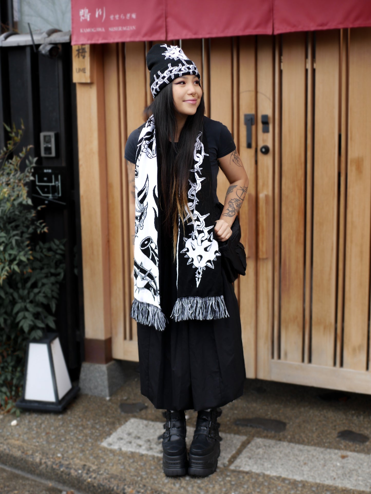 Tattoo flash Scarf