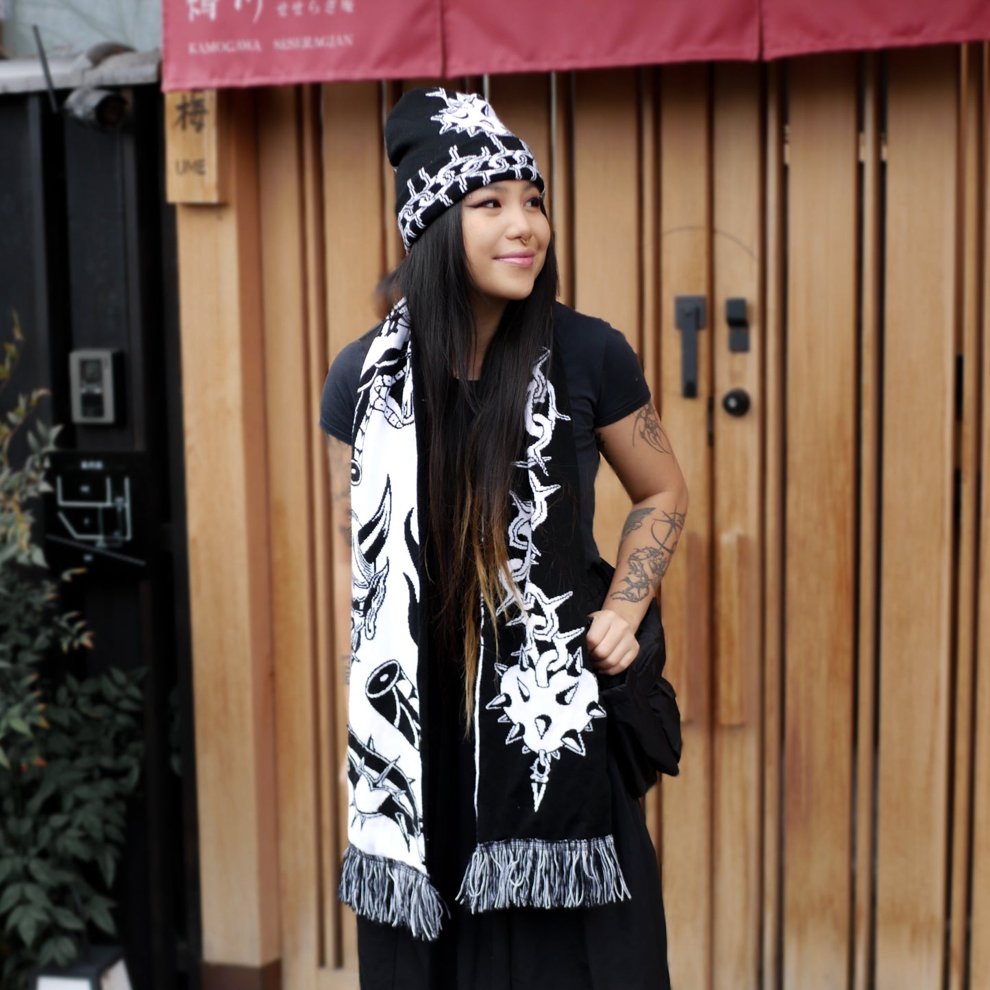 Tattoo flash Scarf