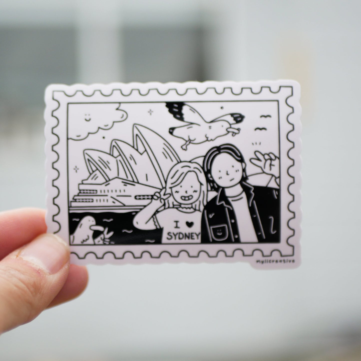 Sydney Stamp Sticker