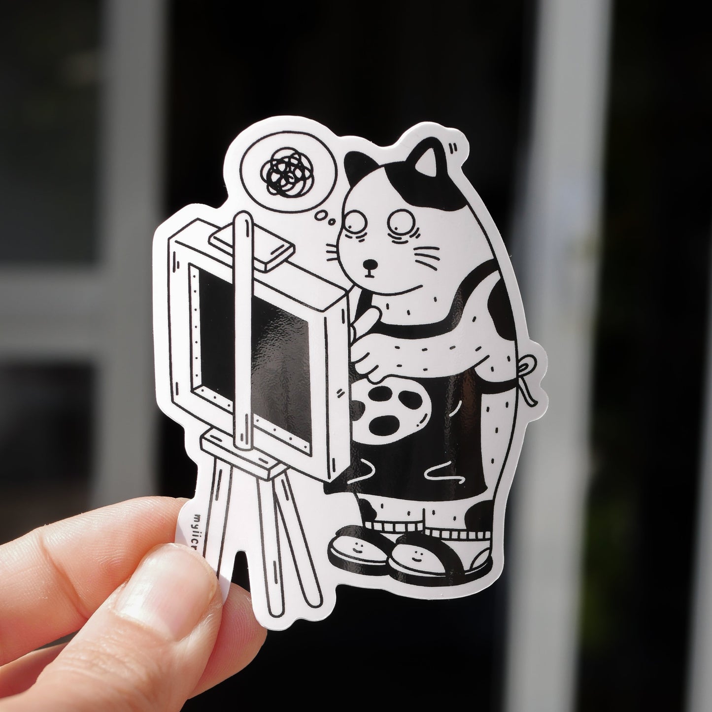 Artist’s Block Sticker