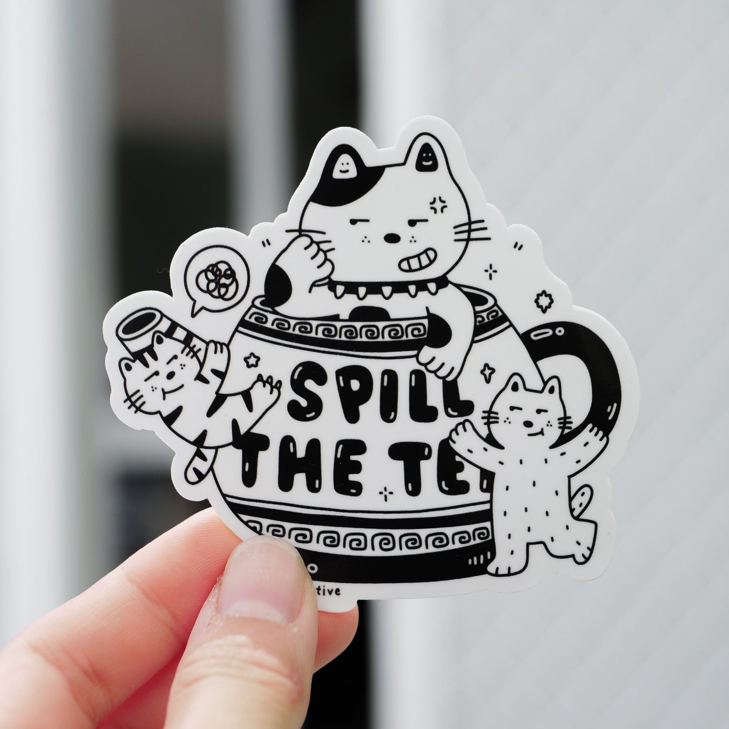 Spill The Tea Sticker