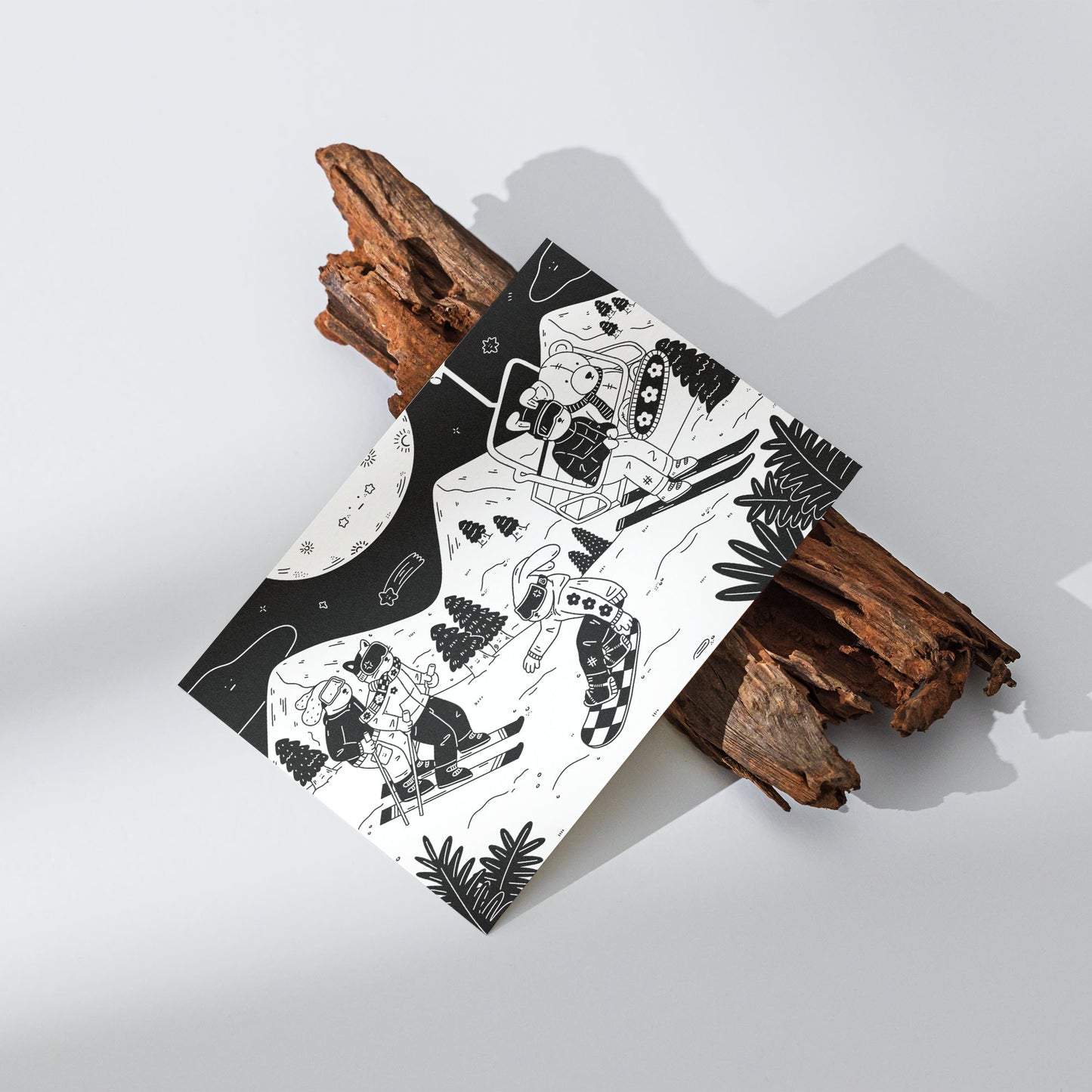 Snow Much Fun Postcard