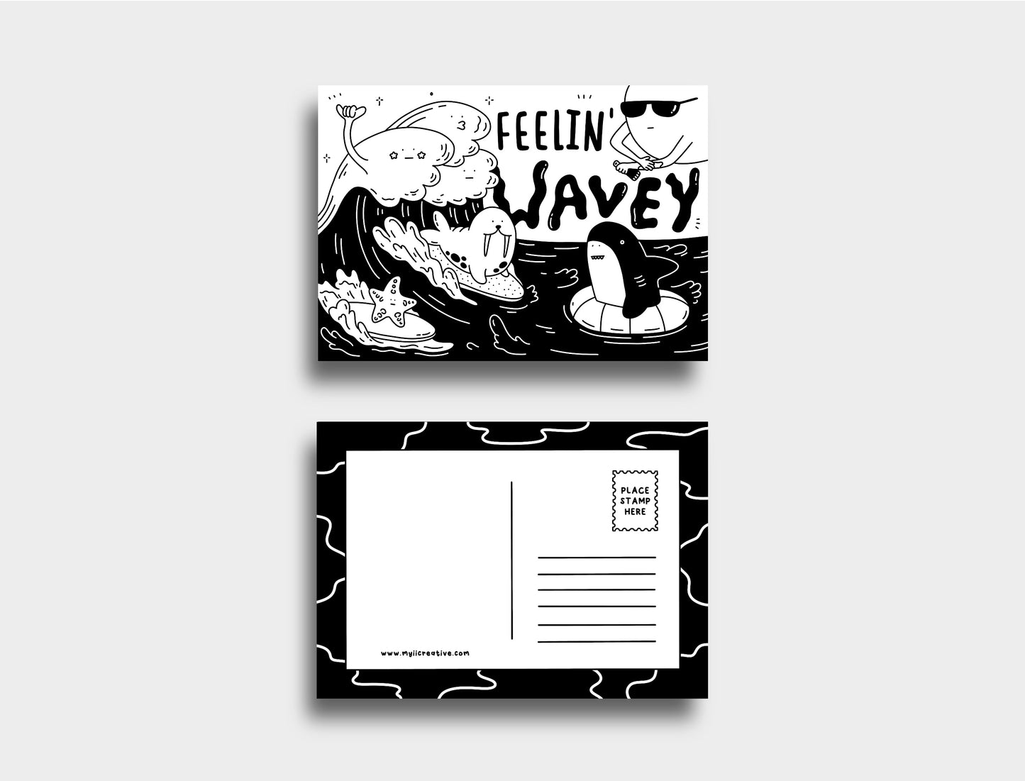 Feelin’ Wavey Postcard