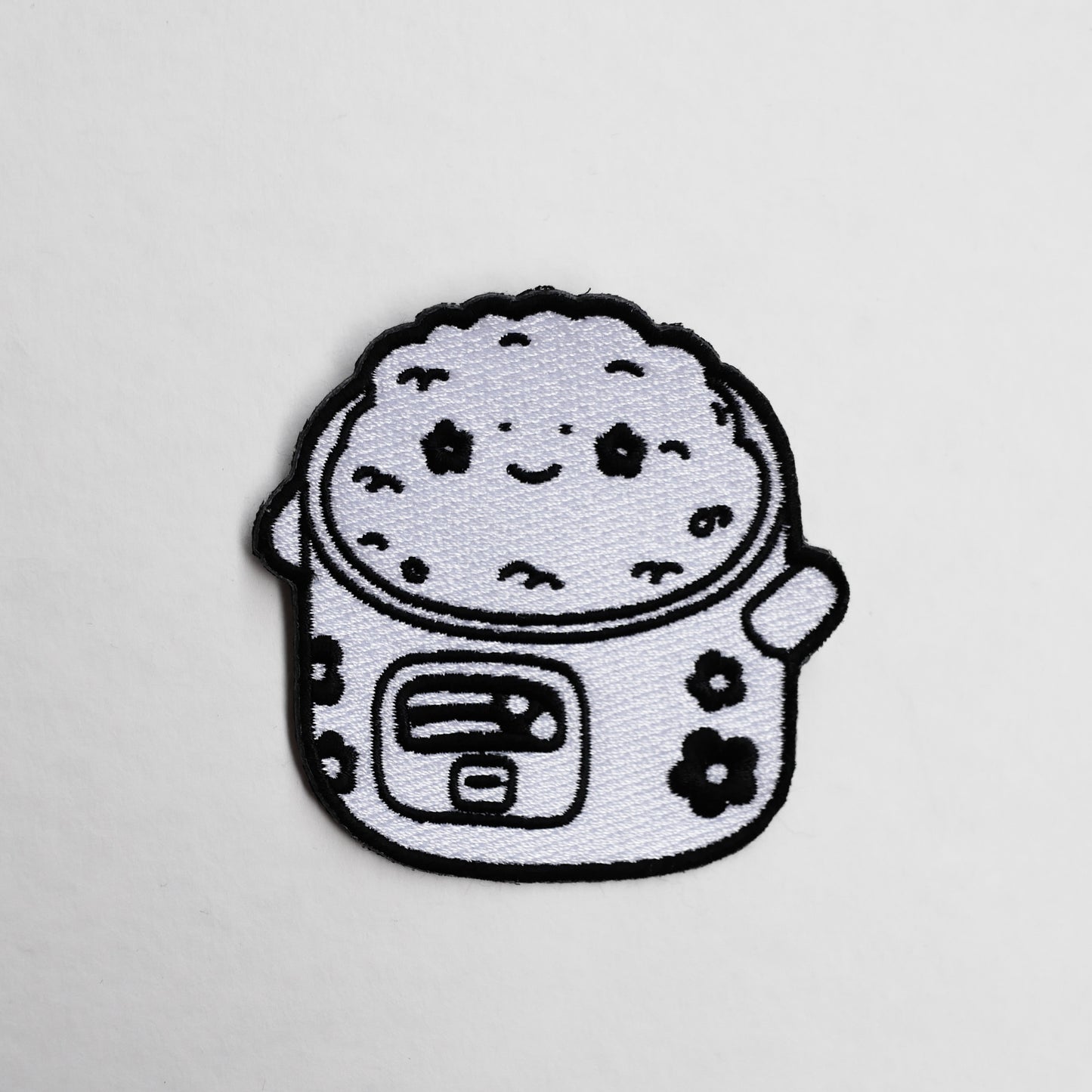 Rice Cooker Embroidered Brooch