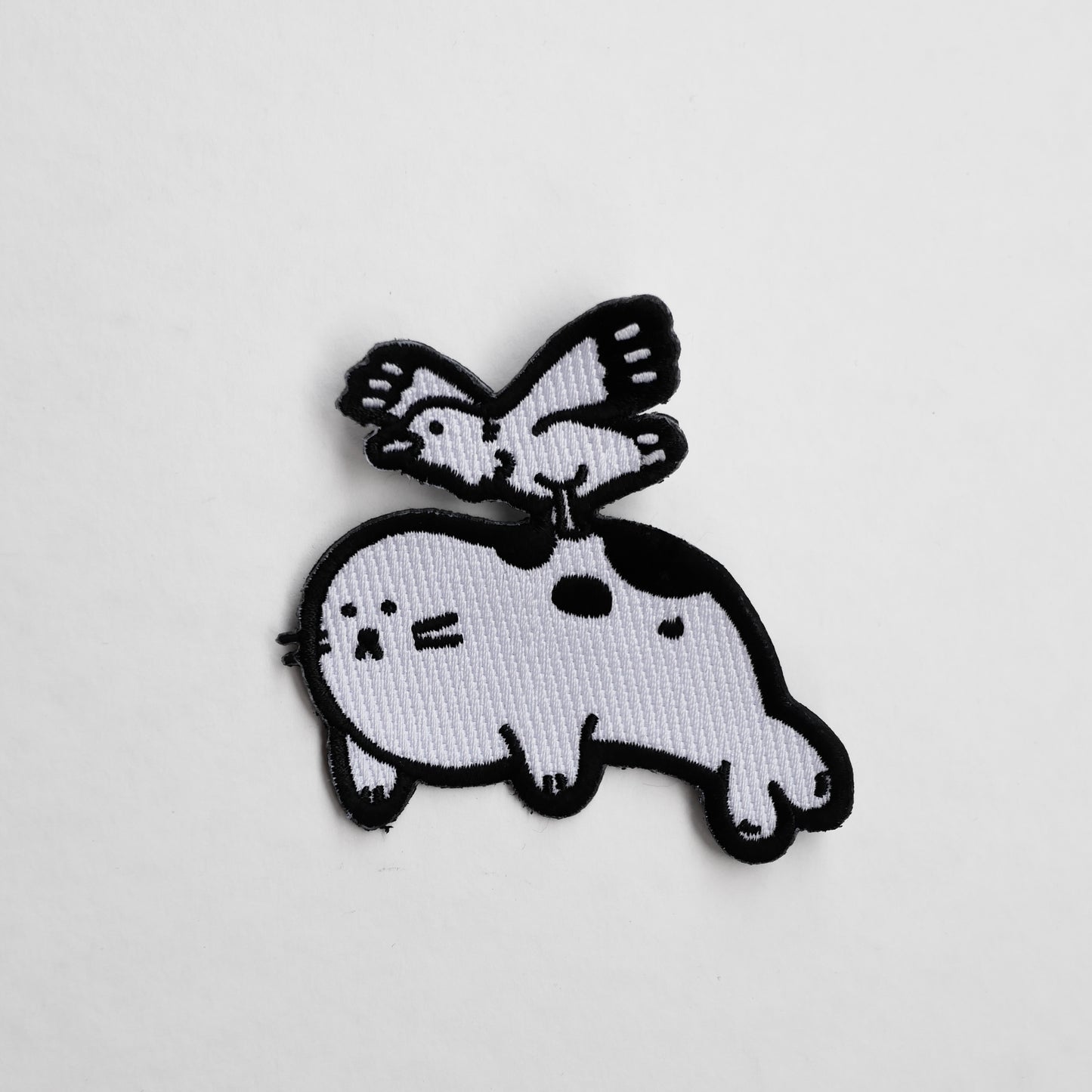 Silly Seal Embroidered Brooch