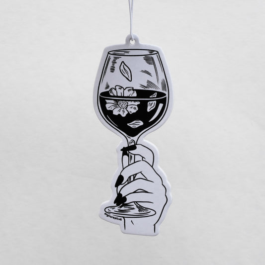 Wine Glass Air Freshener