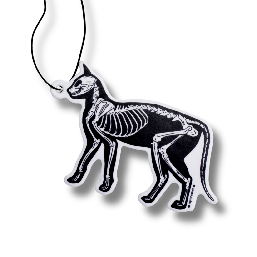Cat Skeleton Air Freshener