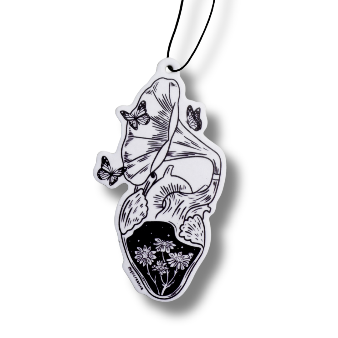 Floral Heart Air Freshener