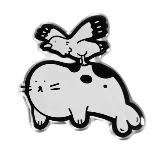 Silly Seal Acrylic Magnet
