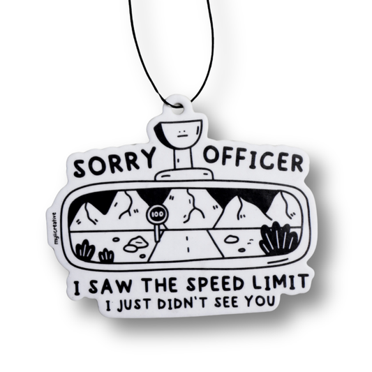 Sorry officer Air Freshener