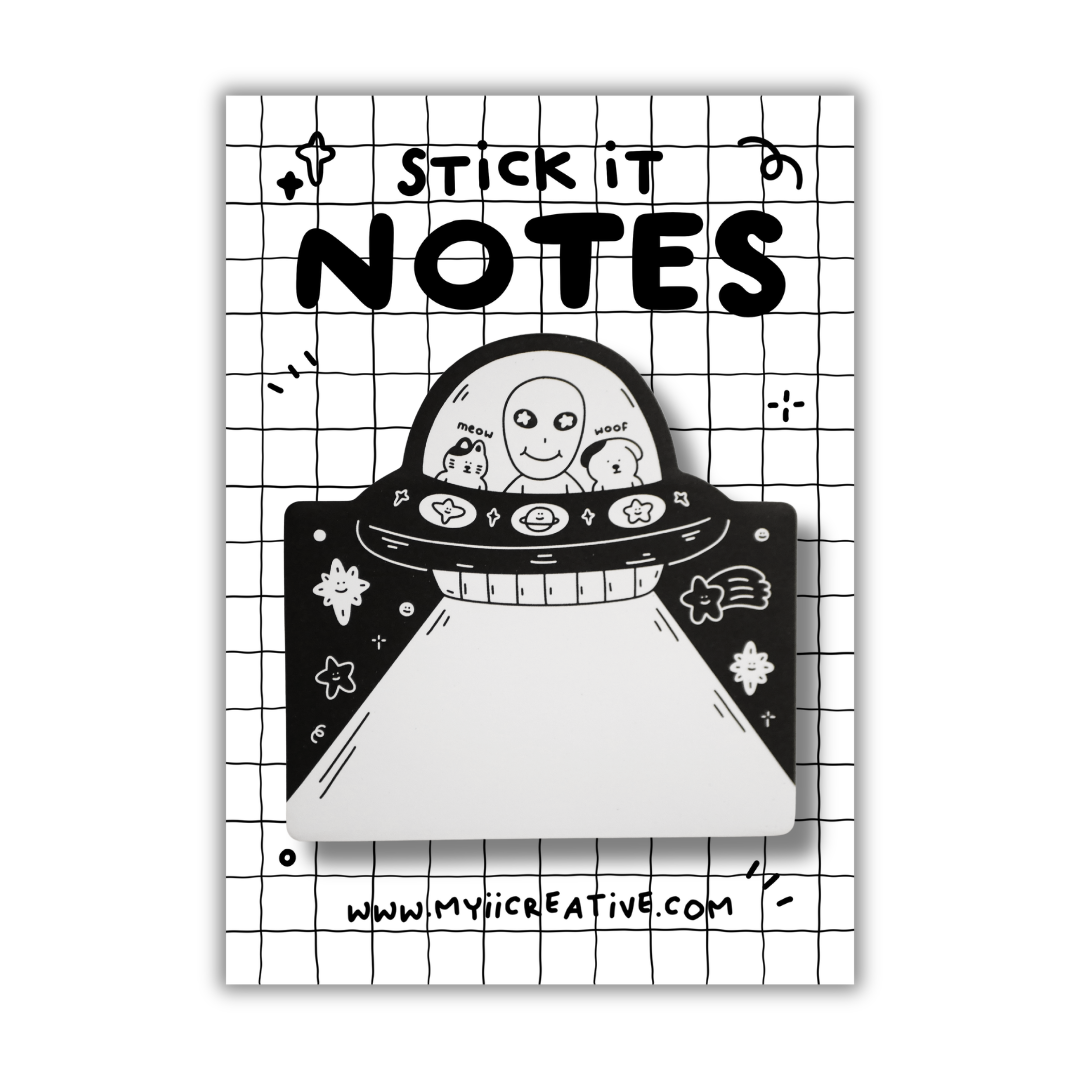 UFO Stick It Note
