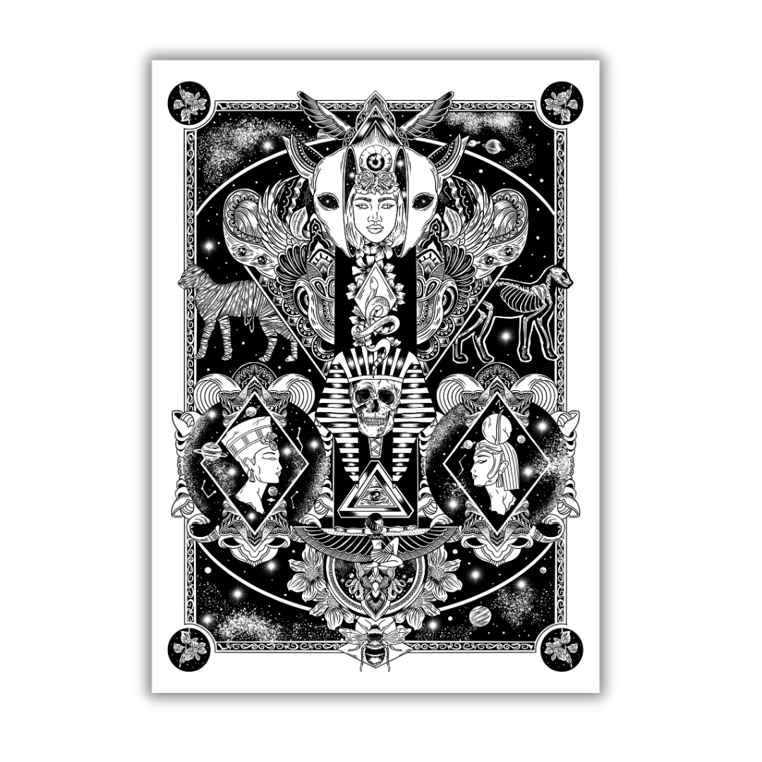 King Tut Art Print