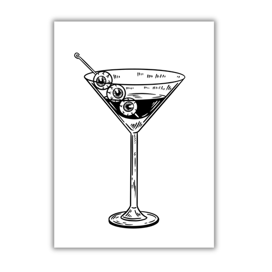 Martini Art Print