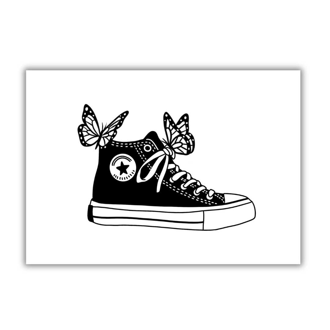 Converse Sneaker Art Print