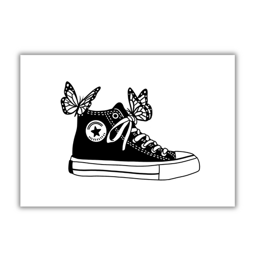 Converse Sneaker Art Print