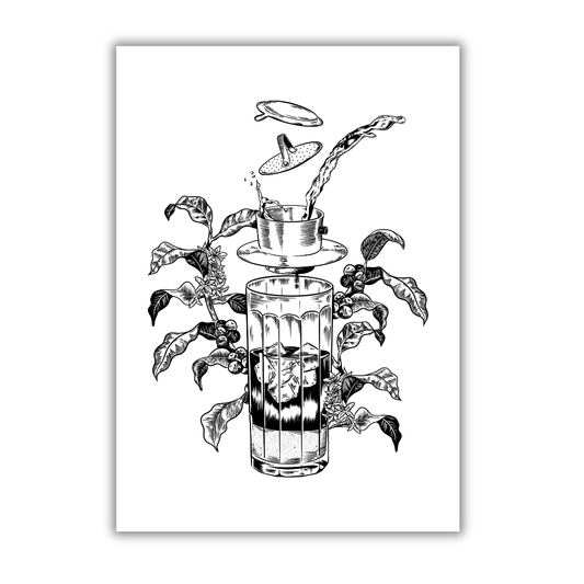 Cafe Sua Da Art Print