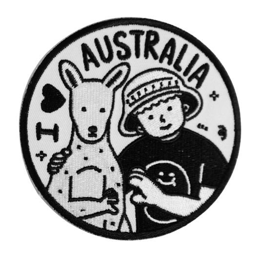I Love Australia Embroidered Patch