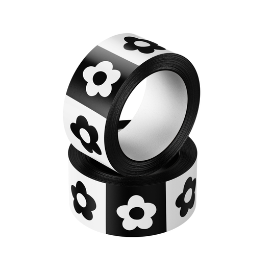 Checkered Flower Washi Tape