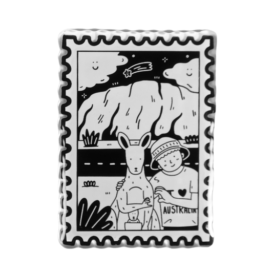 Australia Stamp Acrylic Magnet
