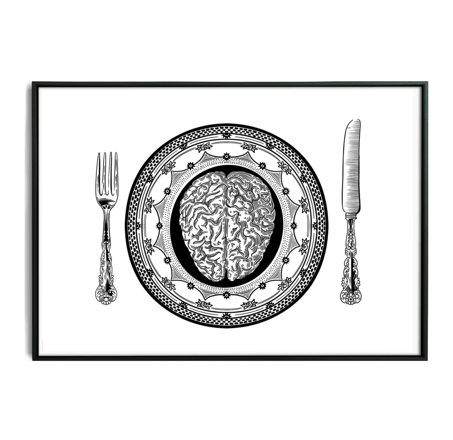 Brain On Plate