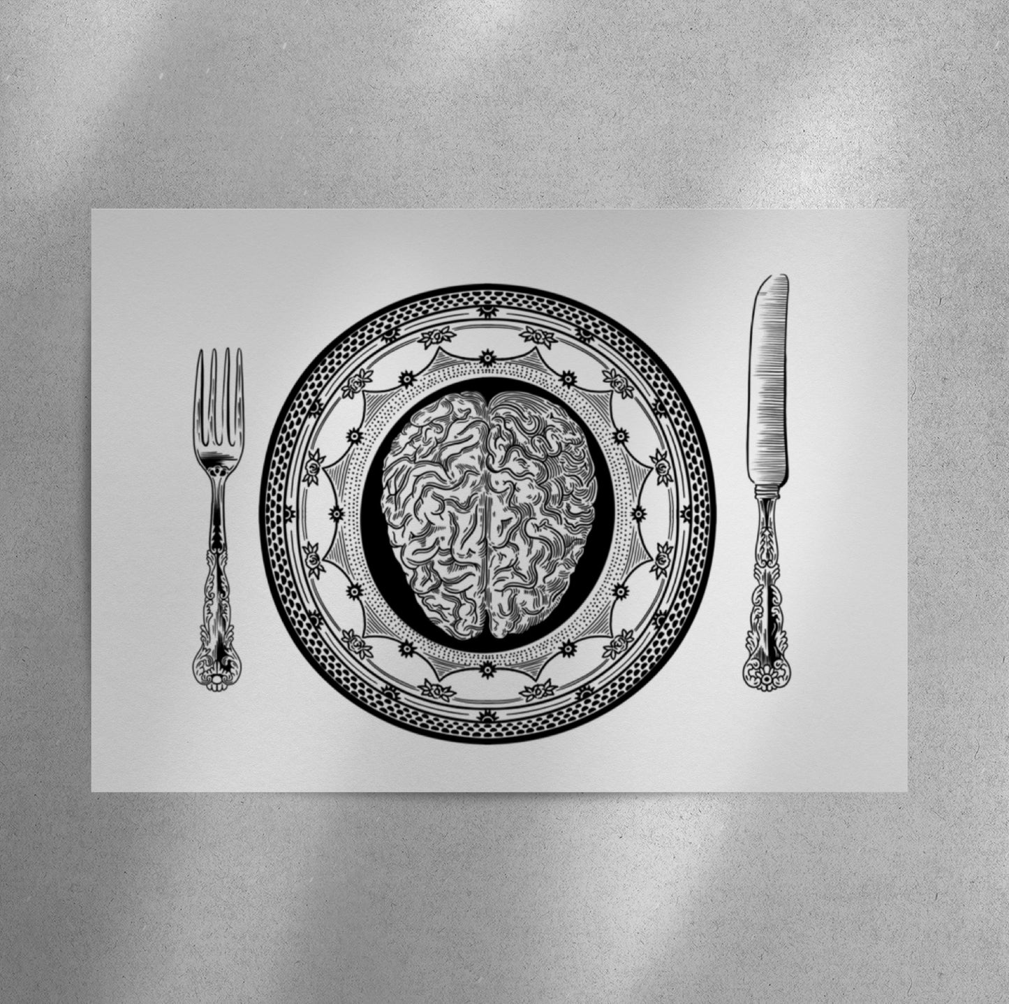 Brain On Plate