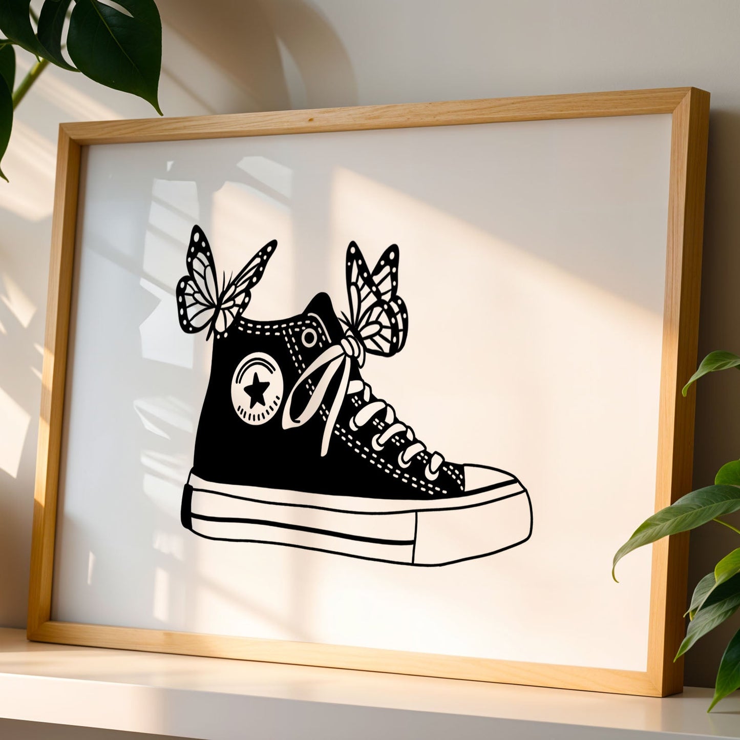 Converse Sneaker Art Print