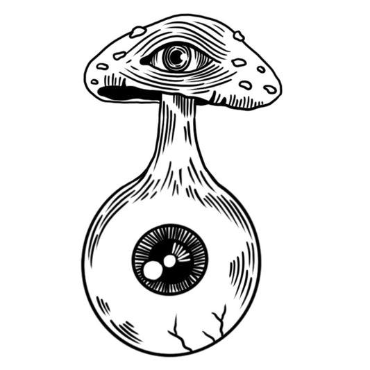 Eyeball Mushroom Sticker