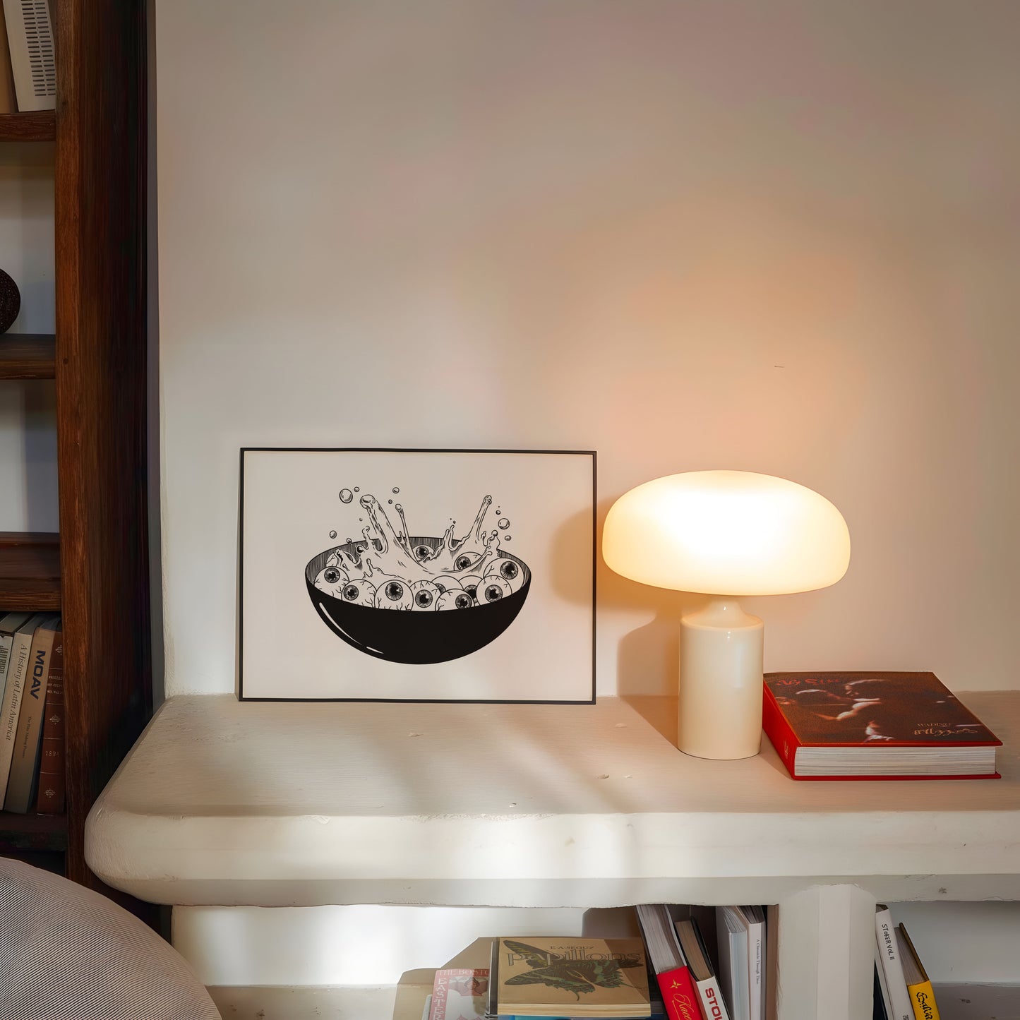 Eyeballs Cereal Art Print