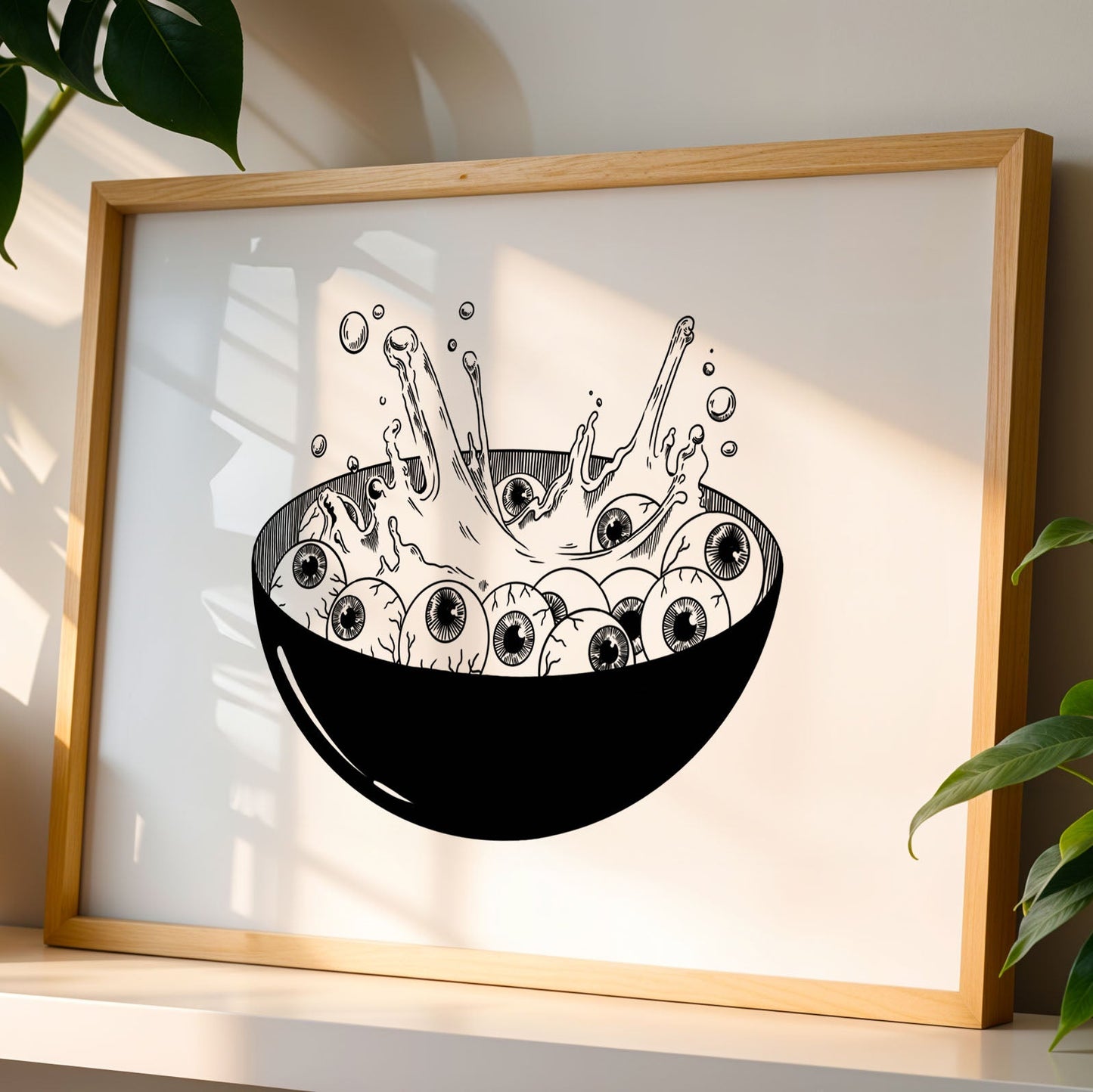 Eyeballs Cereal Art Print