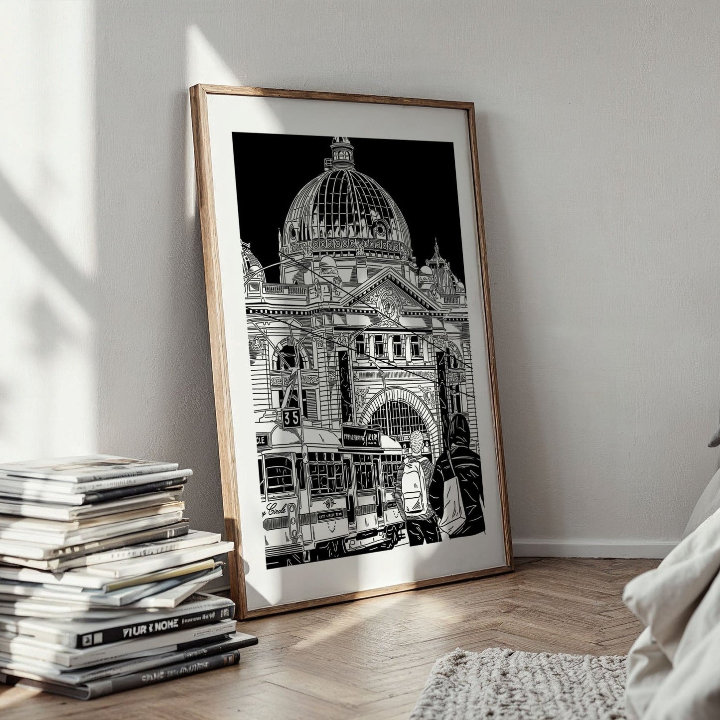 Flinders Street Station Art Print