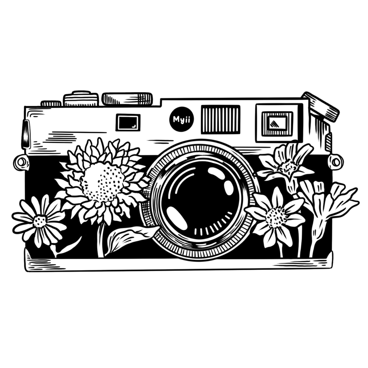 Floral Photograph Sticker