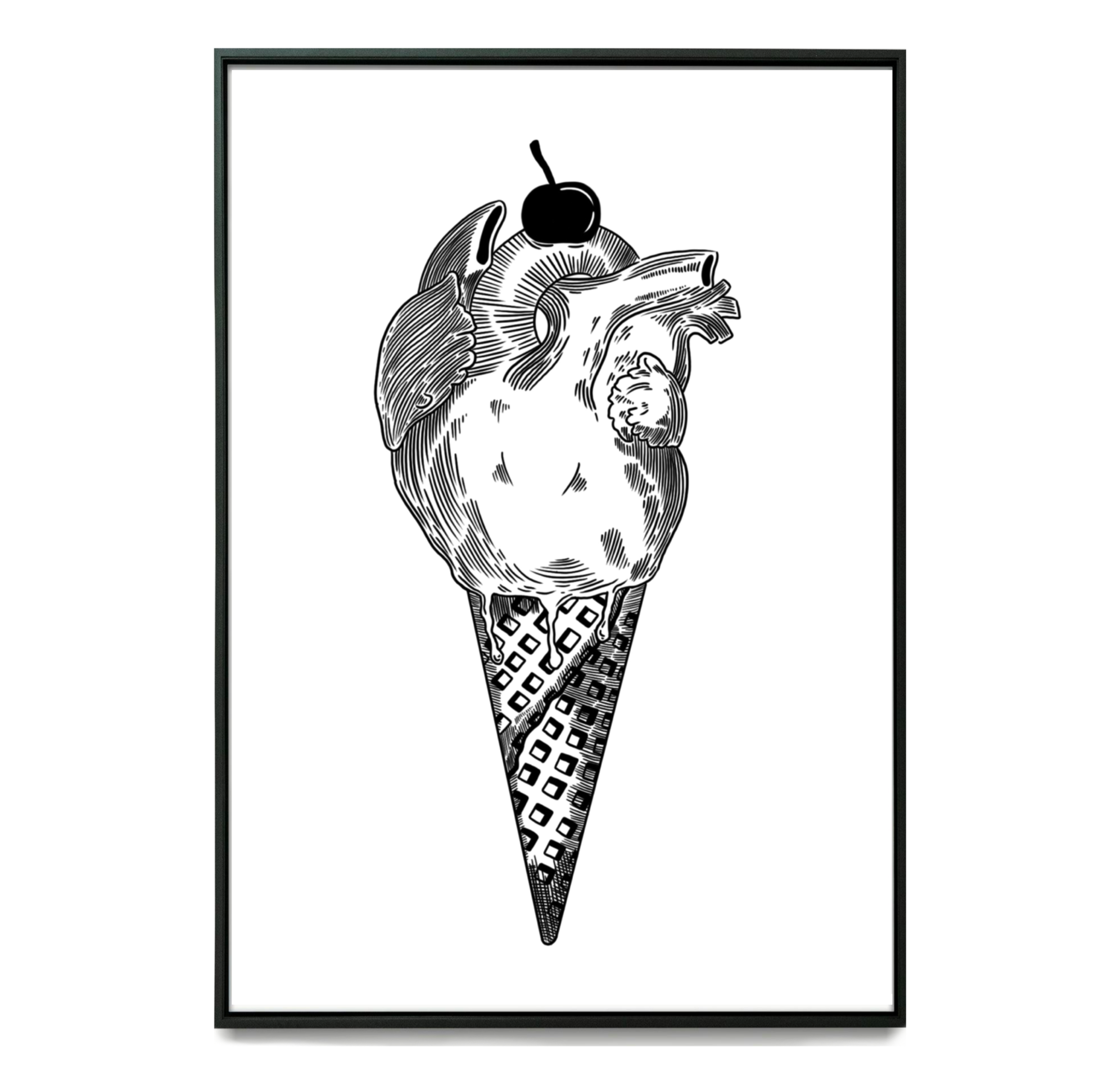 Heart Ice Cream Myii Creative