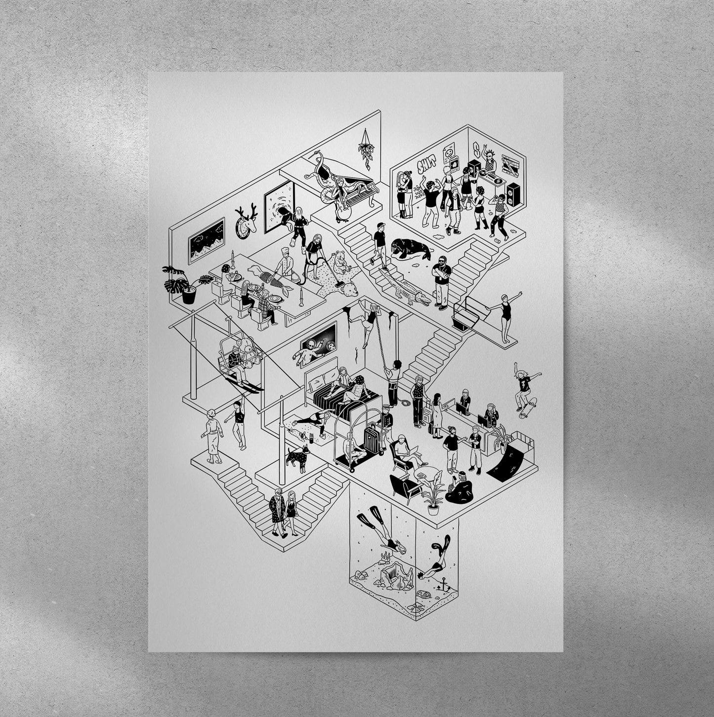 Holiday Inn Art Print