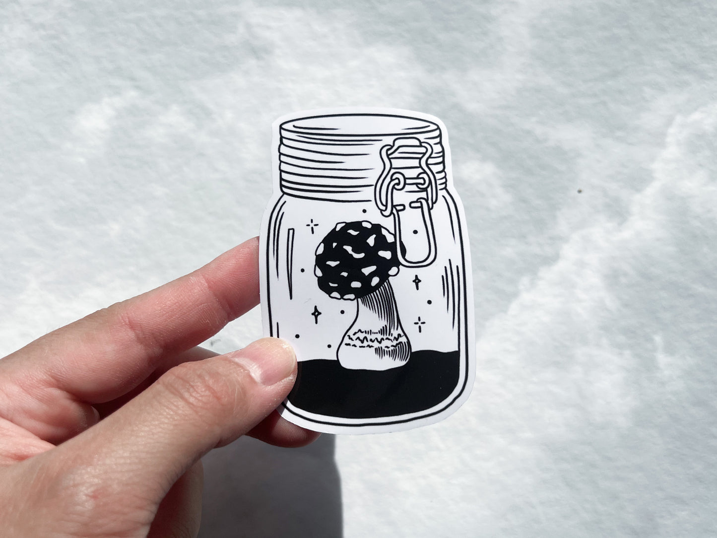 Mushroom Jar  Sticker