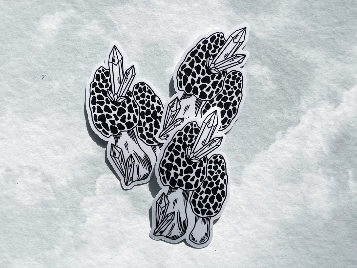 Crystal Mushroom Sticker