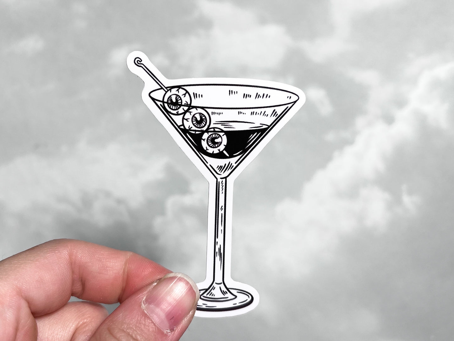 Eyeball Martini Sticker