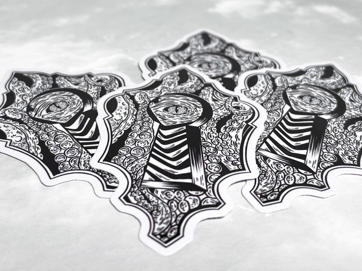 Kraken Key Hole Sticker