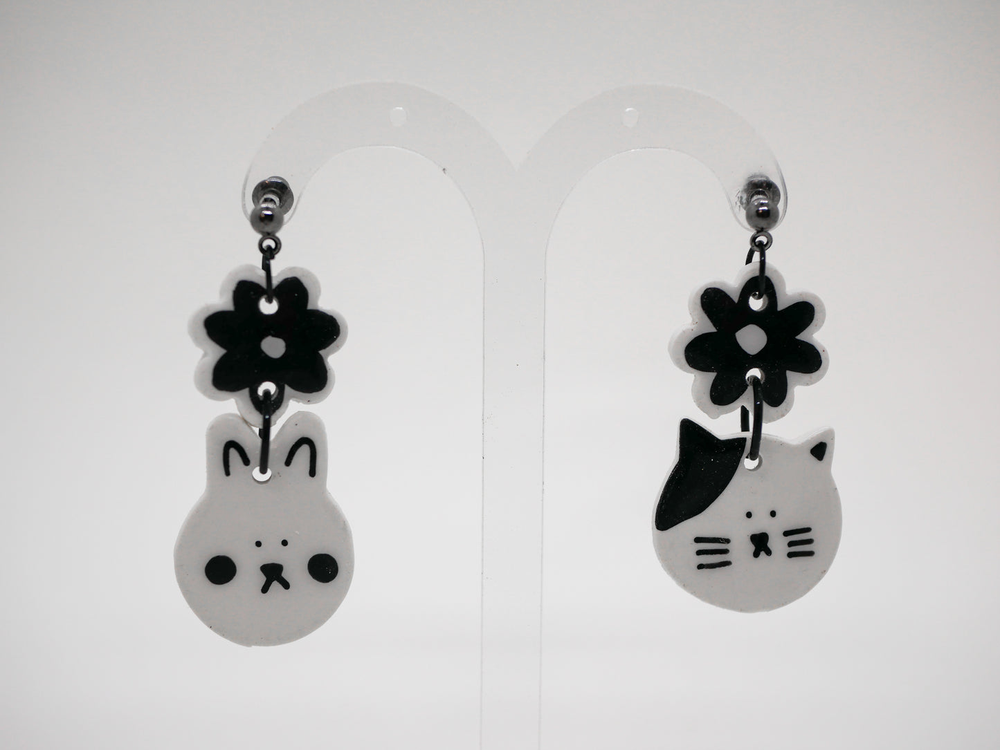 Cat & Bunny Earrings