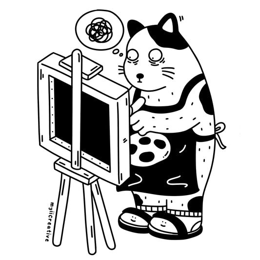 Artist’s Block Sticker