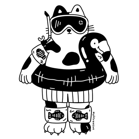 Beach Day Sticker
